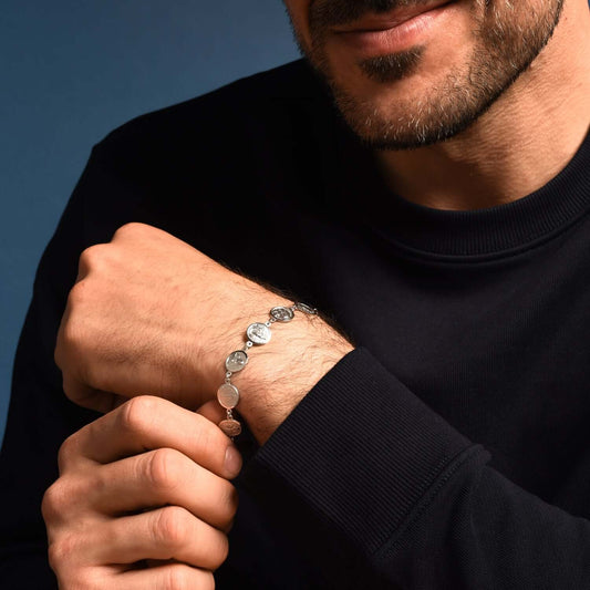 CATHOLIC MEDAILLEN ARMBAND - SILBER