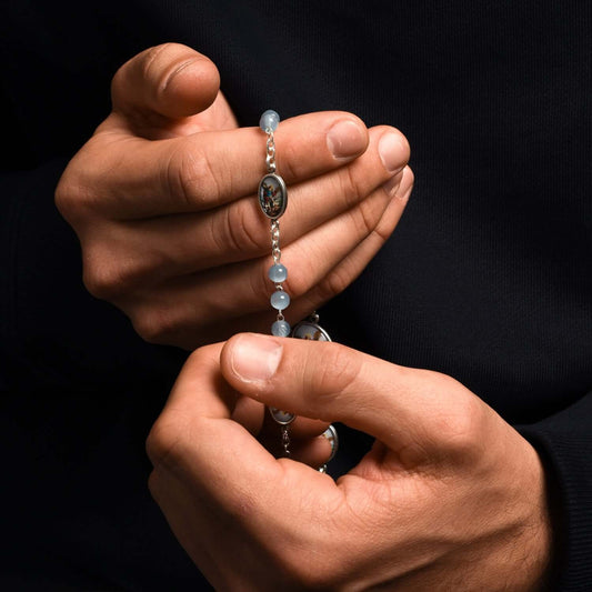 HEILIGER MICHAEL - CHAPLET - METALL