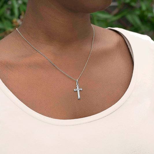 KREUZ ANHÄNGER - SILBER