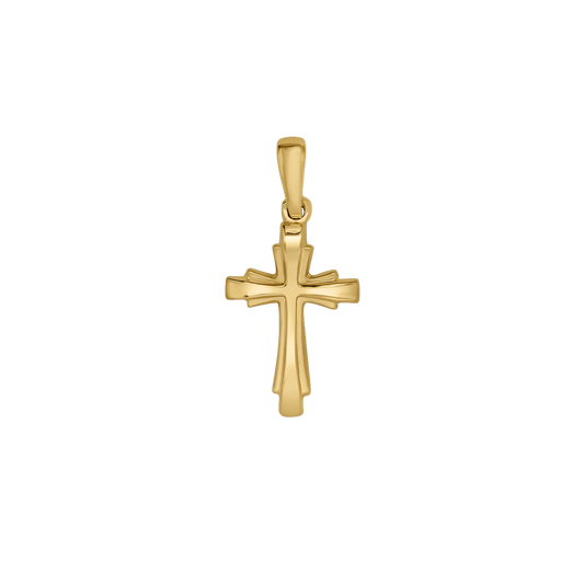 KREUZ ANHÄNGER - GOLD