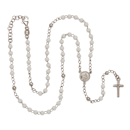 BABY ROSENKRANZ HALSKETTE - SILBER