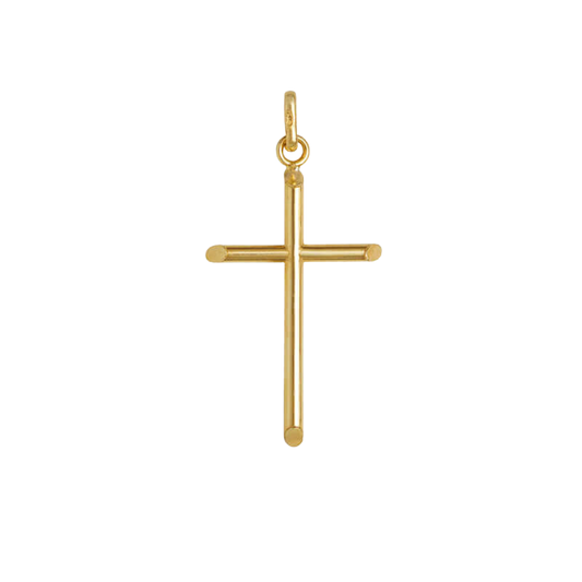 KLASSISCH KREUZ ANHÄNGER - VERMEIL-SILBER