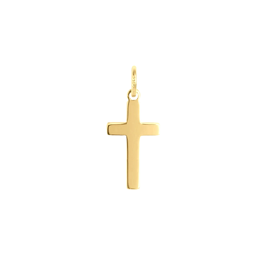 KREUZ ANHÄNGER - VERGOLDETES SILBER
