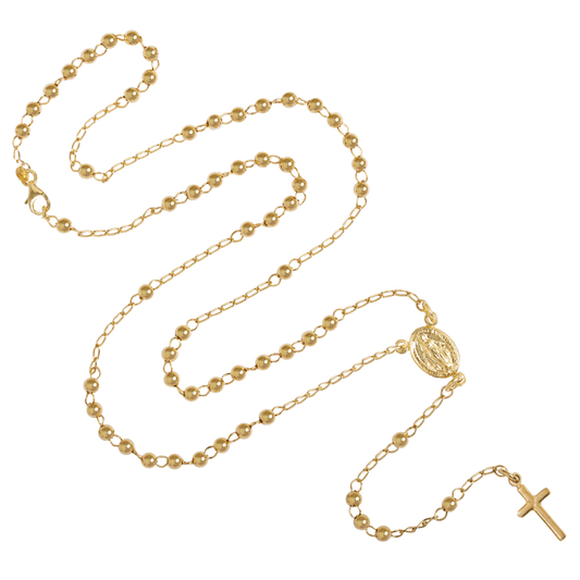 ROSENKRANZ HALSKETTE - GOLD