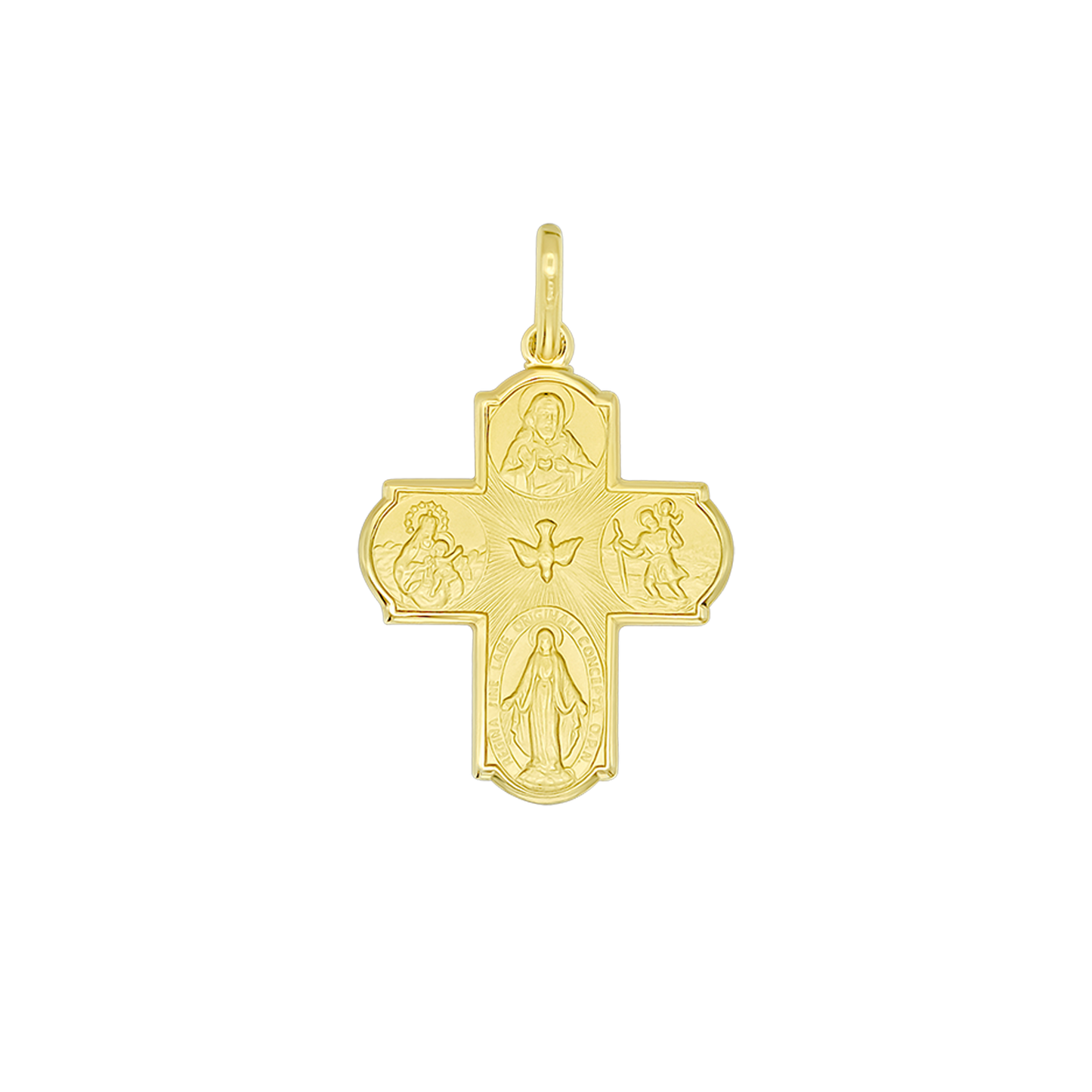 SCAPULAR - KREUZ ANHÄNGER - METALL