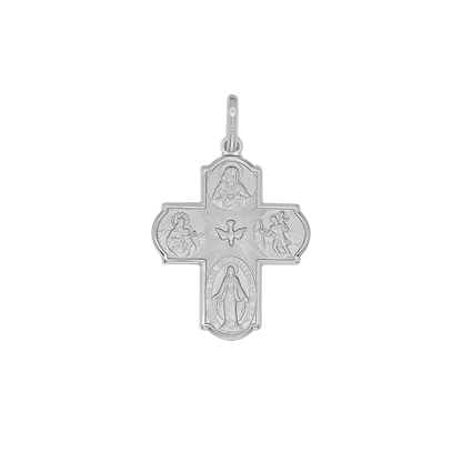 SCAPULAR - KREUZ ANHÄNGER - SILBER