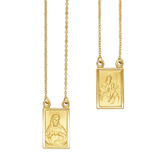 SCAPULAR HALSKETTE - GOLD
