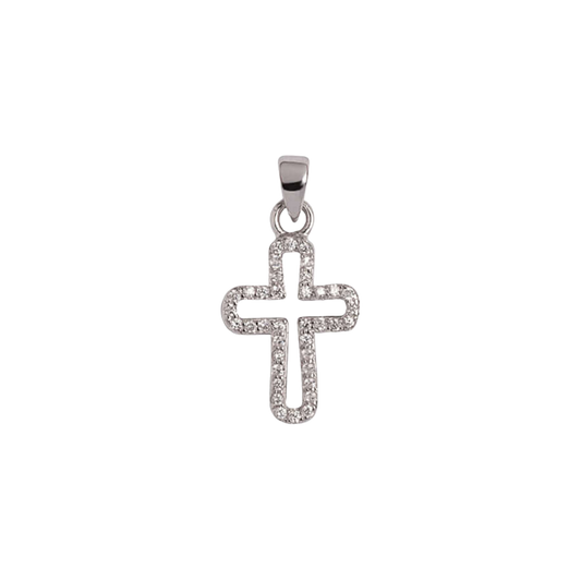 KREUZ ANHÄNGER - SILBER