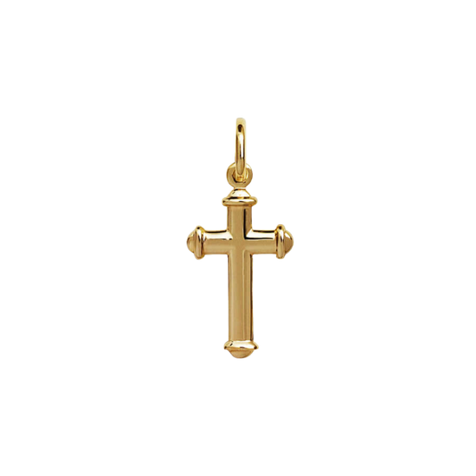 KREUZ ANHÄNGER - VERMEIL-SILBER