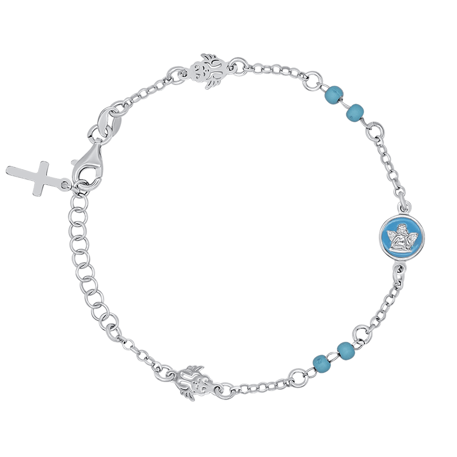 BABY BOY - CHRISTLICH ARMBAND - SILBER