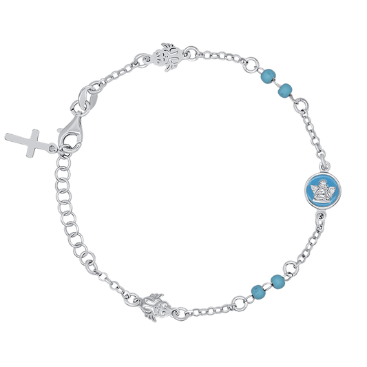BABY BOY - CHRISTLICH ARMBAND - SILBER