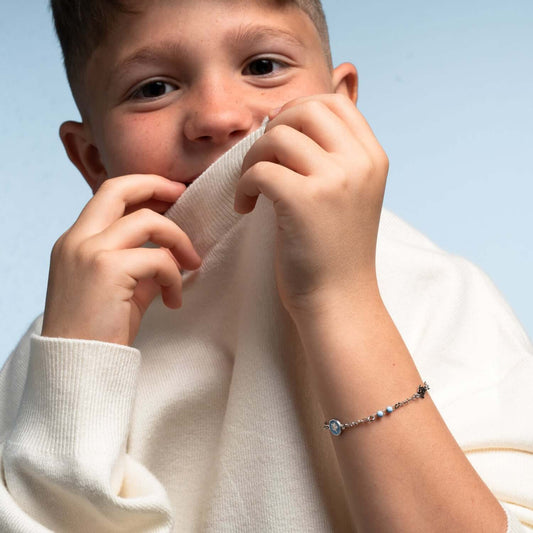 BABY BOY - CHRISTLICH ARMBAND - SILBER