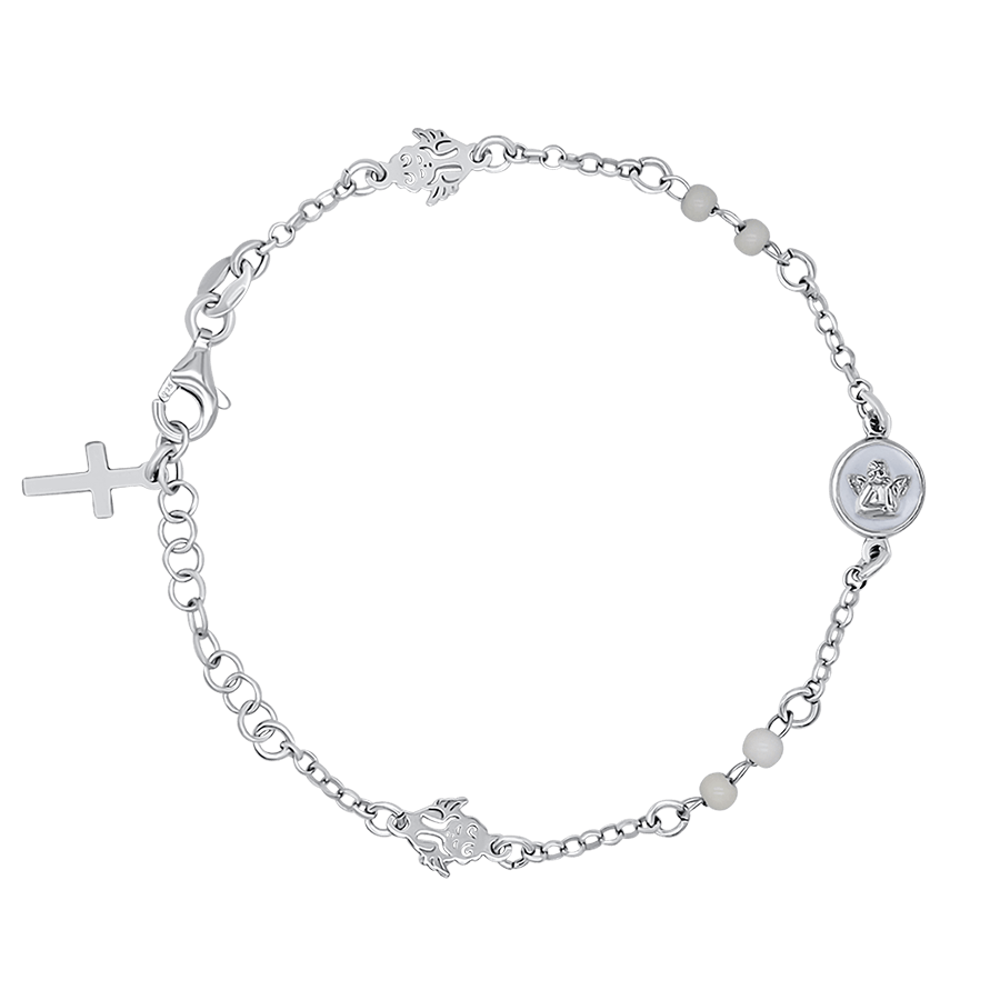 BABY CHRISTLICH ARMBAND - SILBER