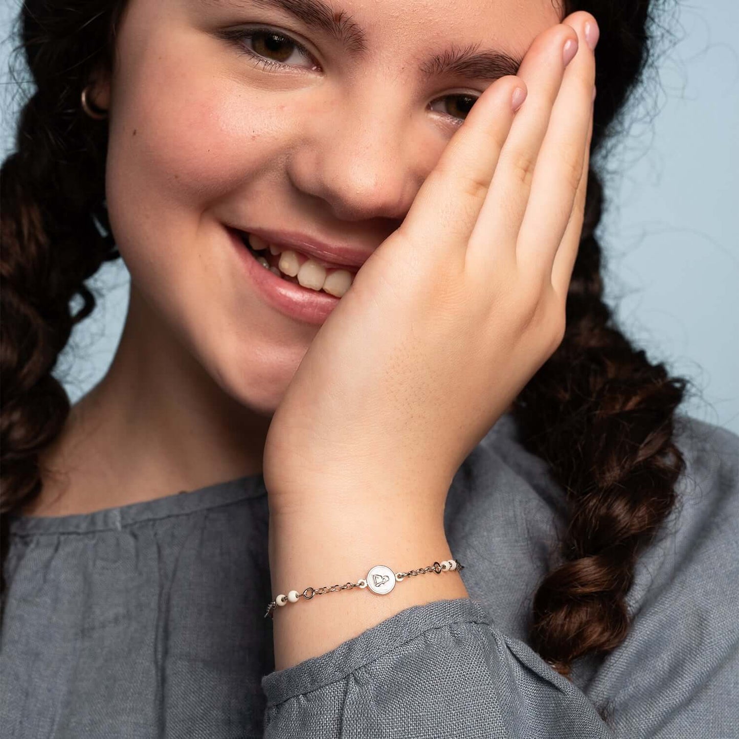 BABY CHRISTLICH ARMBAND - SILBER