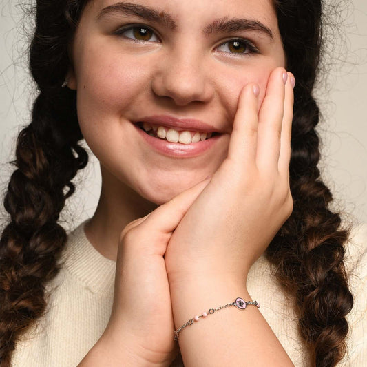 BABY GIRL - CHRISTLICH ARMBAND - SILBER