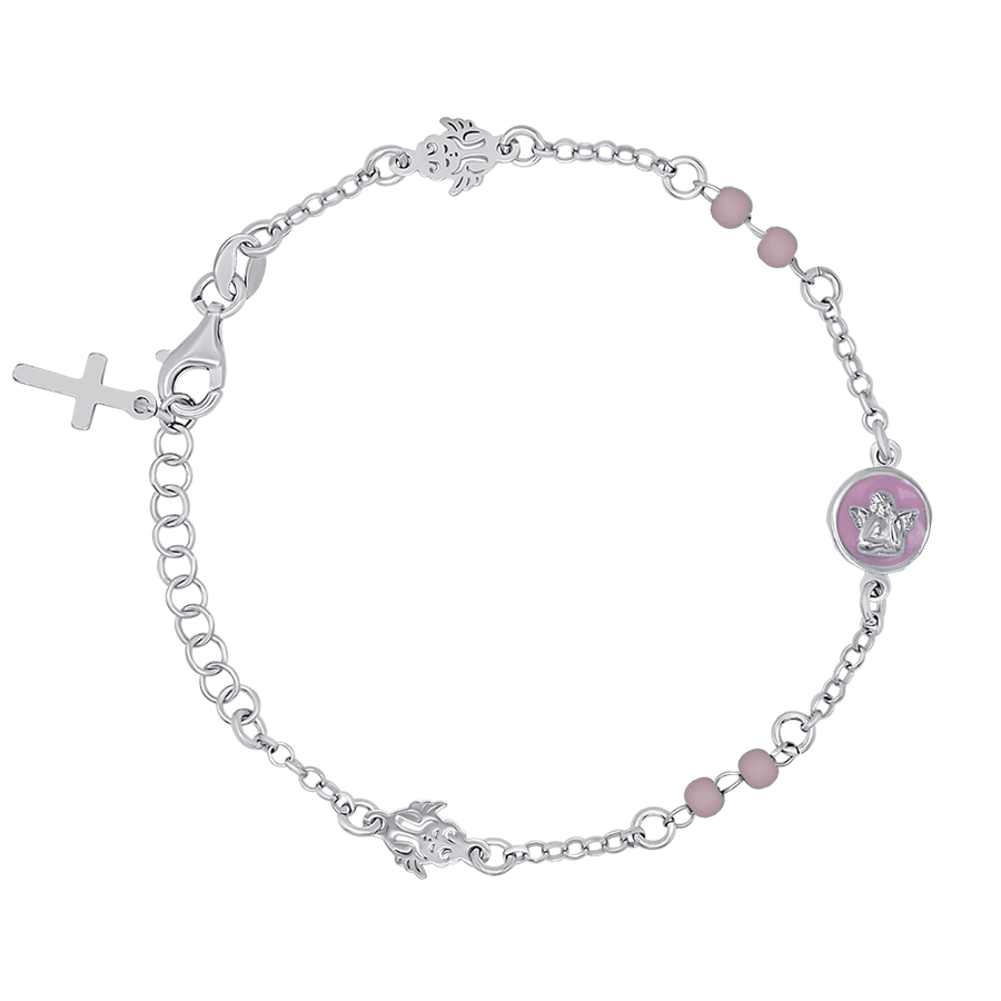BABY GIRL - CHRISTLICH ARMBAND - SILBER