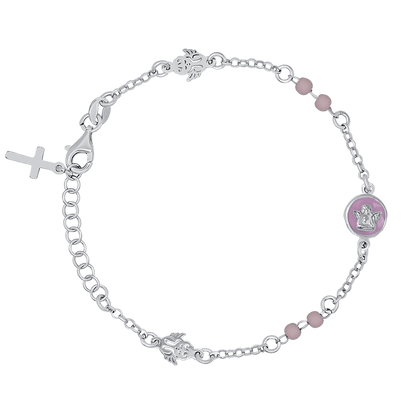 BABY GIRL - CHRISTLICH ARMBAND - SILBER