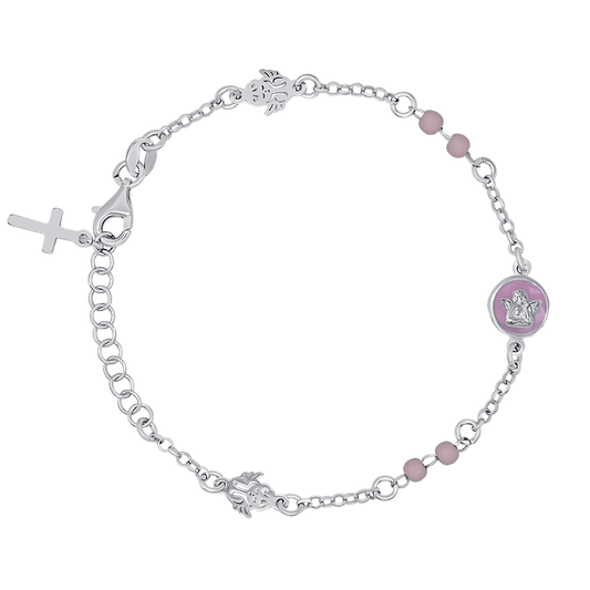 BABY GIRL - CHRISTLICH ARMBAND - SILBER