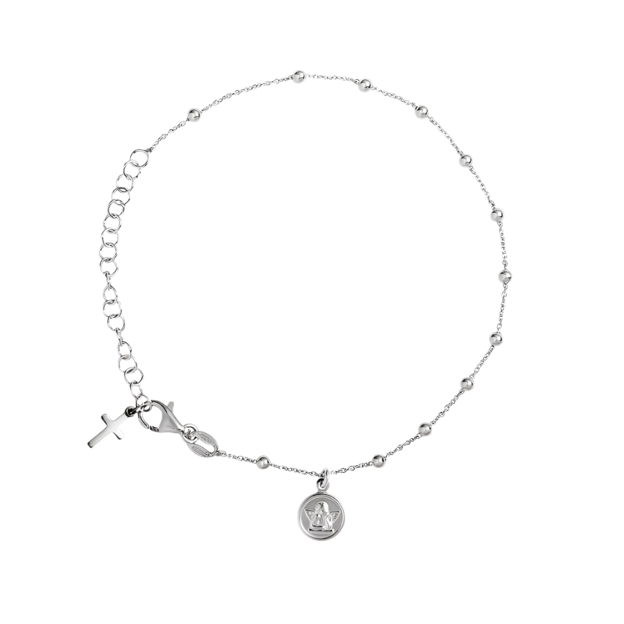 BABY ROSENKRANZ-ARMBAND - SILBER