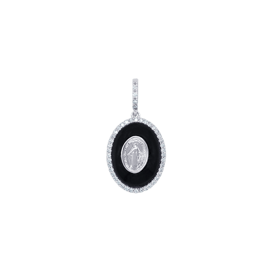 WUNDERTÄTIG MEDAILLE ANHÄNGER - SILBER UND ZIRKONIA