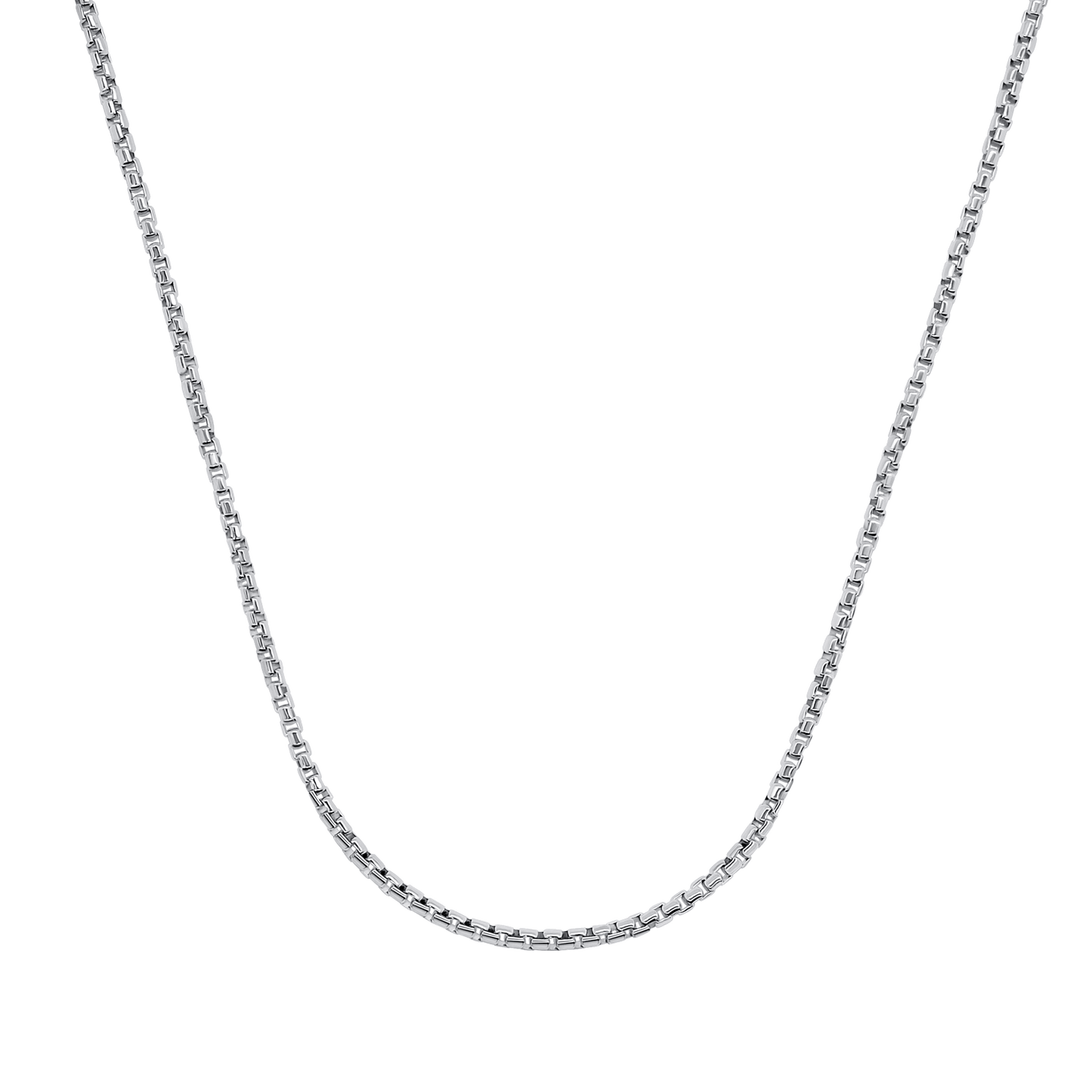 BOX - KETTE - SILBER
