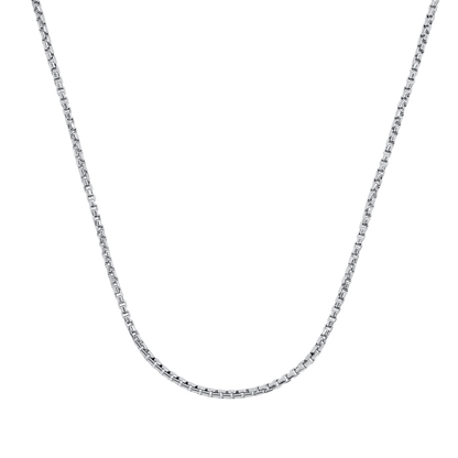 BOX - KETTE - SILBER