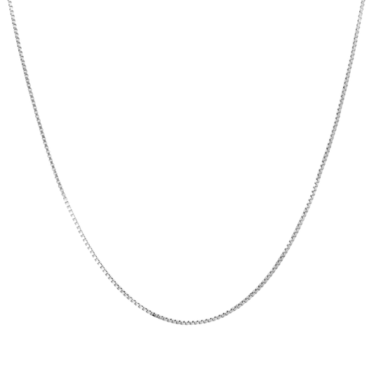BOX - KETTE - SILBER