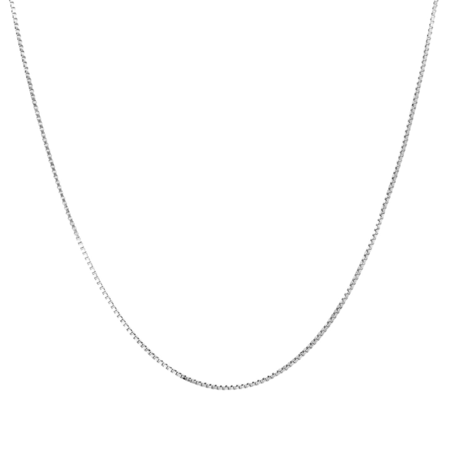 BOX - KETTE - WEISSGOLD