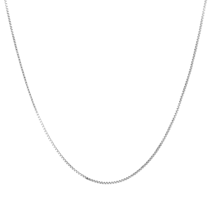 BOX - KETTE - WEISSGOLD