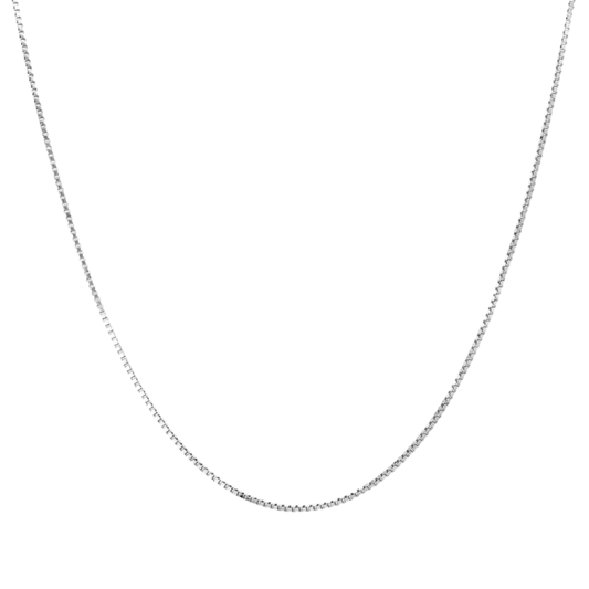 BOX - KETTE - WEISSGOLD