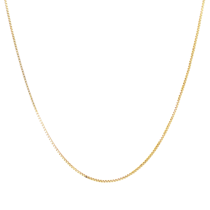 BOX - KETTE - VERMEIL-SILBER