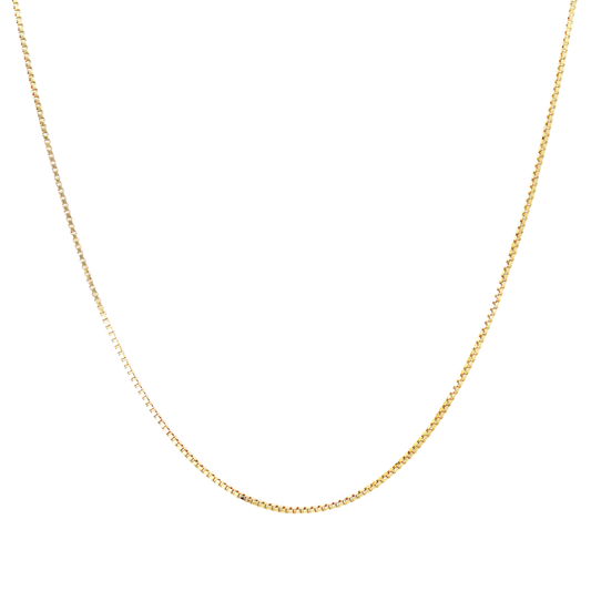 BOX - KETTE - VERMEIL-SILBER