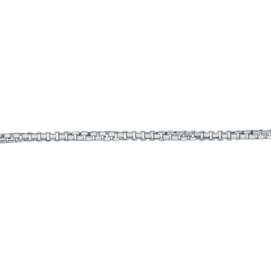 BOX - KETTE - SILBER