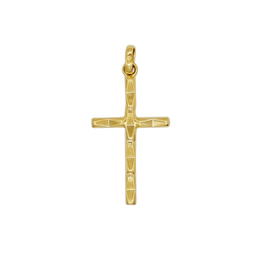 KREUZ ANHÄNGER - GOLD