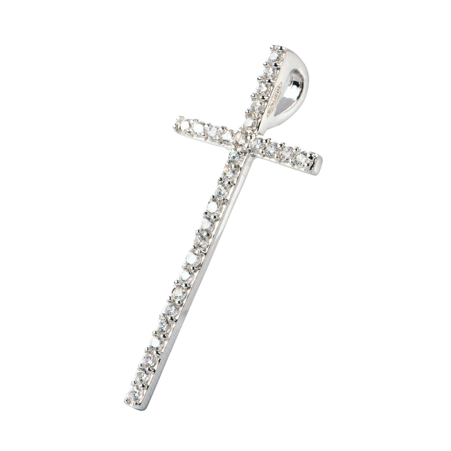 KREUZ ANHÄNGER - SILBER UND ZIRKONIA