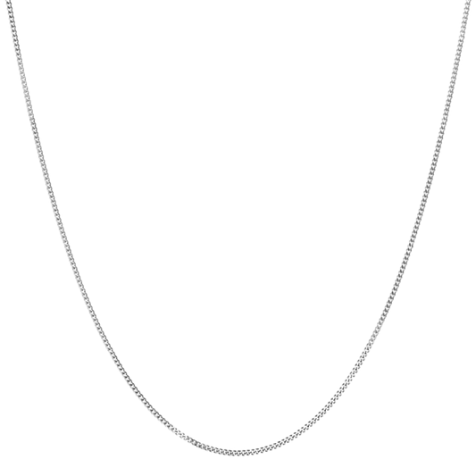 PANZER - KETTE - WEISSGOLD