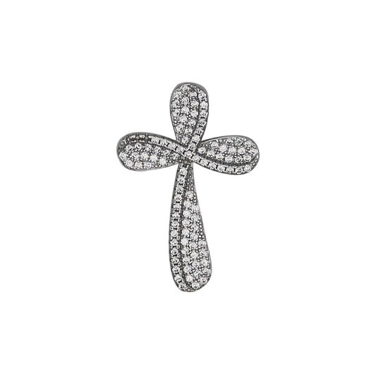 KREUZ ANHÄNGER - SILBER UND ZIRKONIA