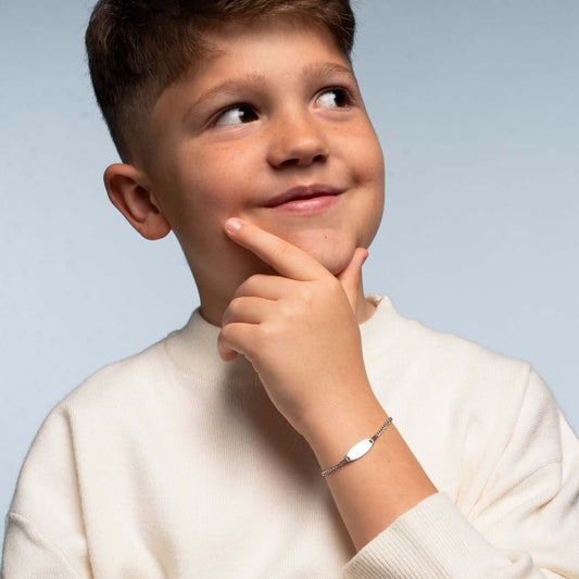 CUSTOMIZABLE ARMBAND FÜR KIDS - SILBER