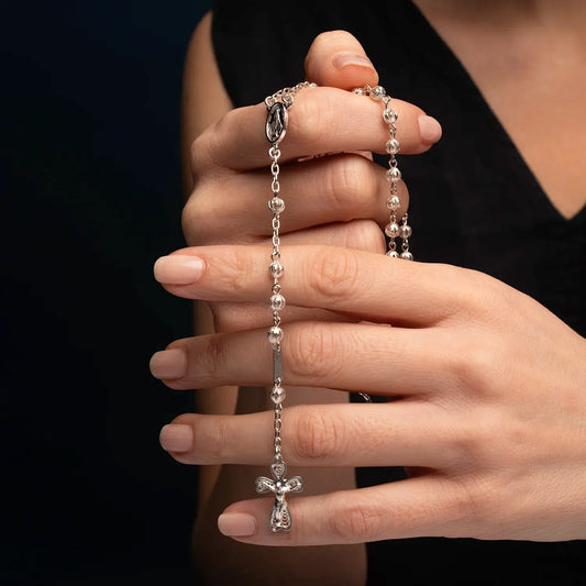 FILIGREE ROSENKRANZ - SILBER