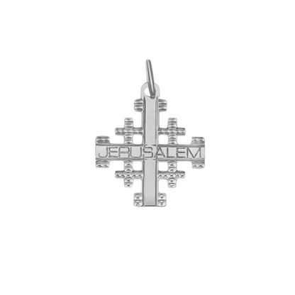 JERUSALEM KREUZ ANHÄNGER - SILBER