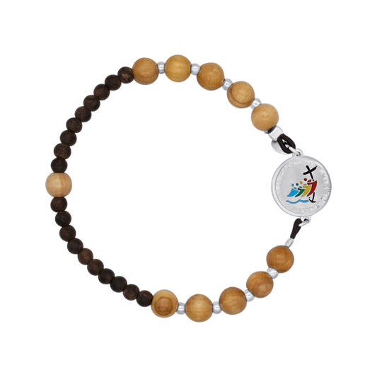 JUBILEE 2025 - ARMBAND - OLIVENHOLZ UND SILBER