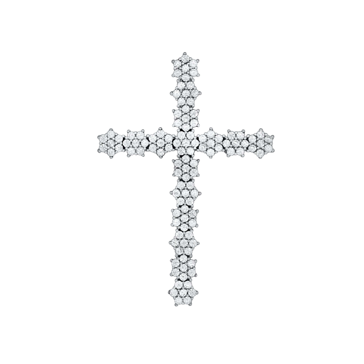 KREUZ ANHÄNGER - SILBER UND ZIRKONIA