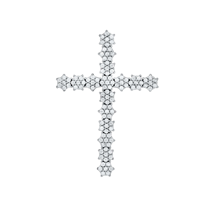 KREUZ ANHÄNGER - SILBER UND ZIRKONIA