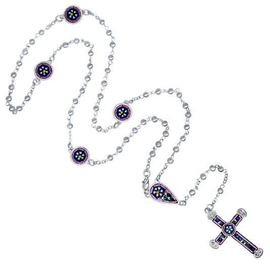 MIKROMOSAIK ROSENKRANZ - METALL