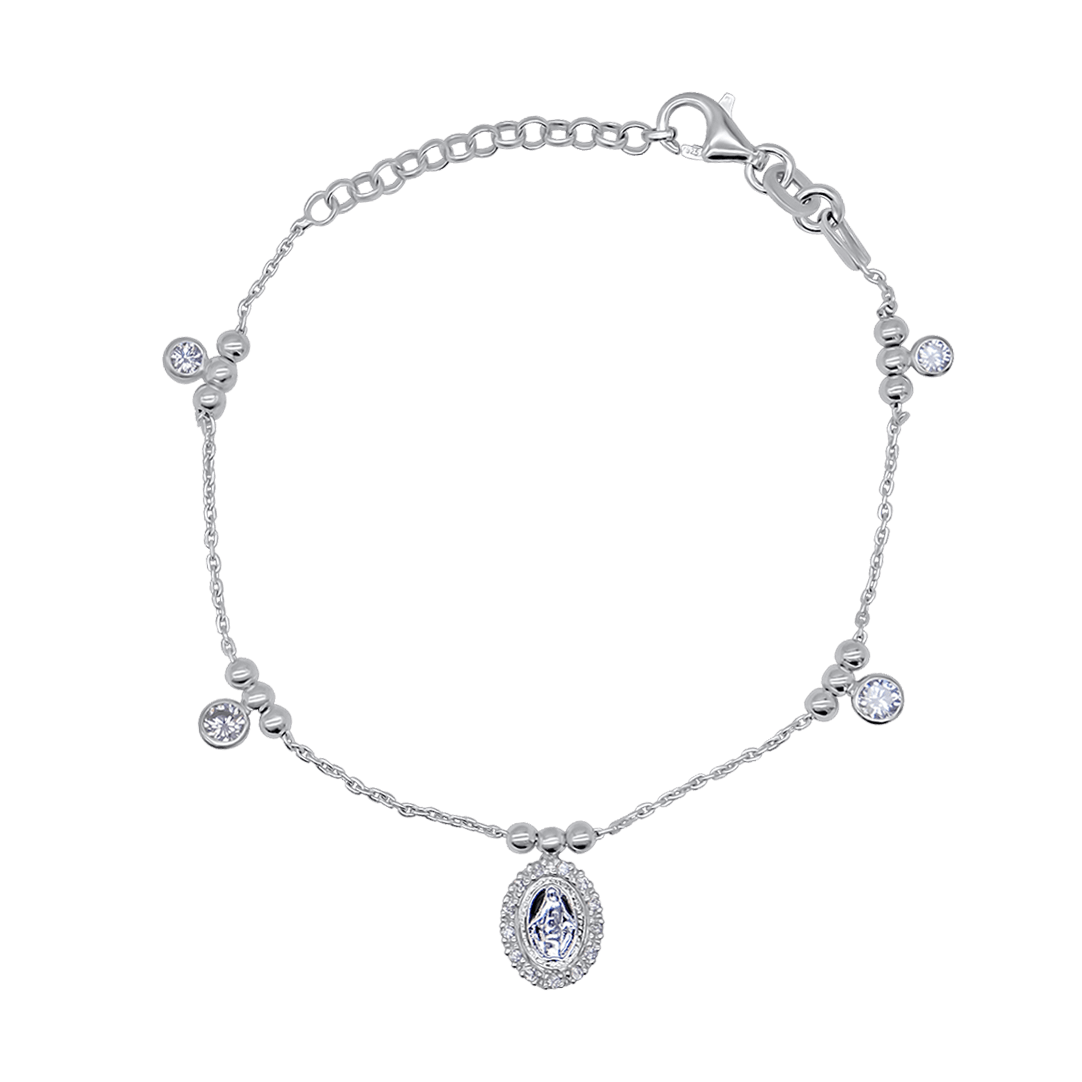 WUNDERTÄTIG MEDAILLE - CHRISTLICH ARMBAND - SILBER