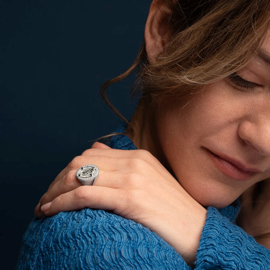 WUNDERTÄTIG MEDAILLE - RING - SILBER
