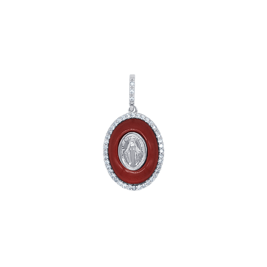 WUNDERTÄTIG MEDAILLE ANHÄNGER - SILBER UND ZIRKONIA