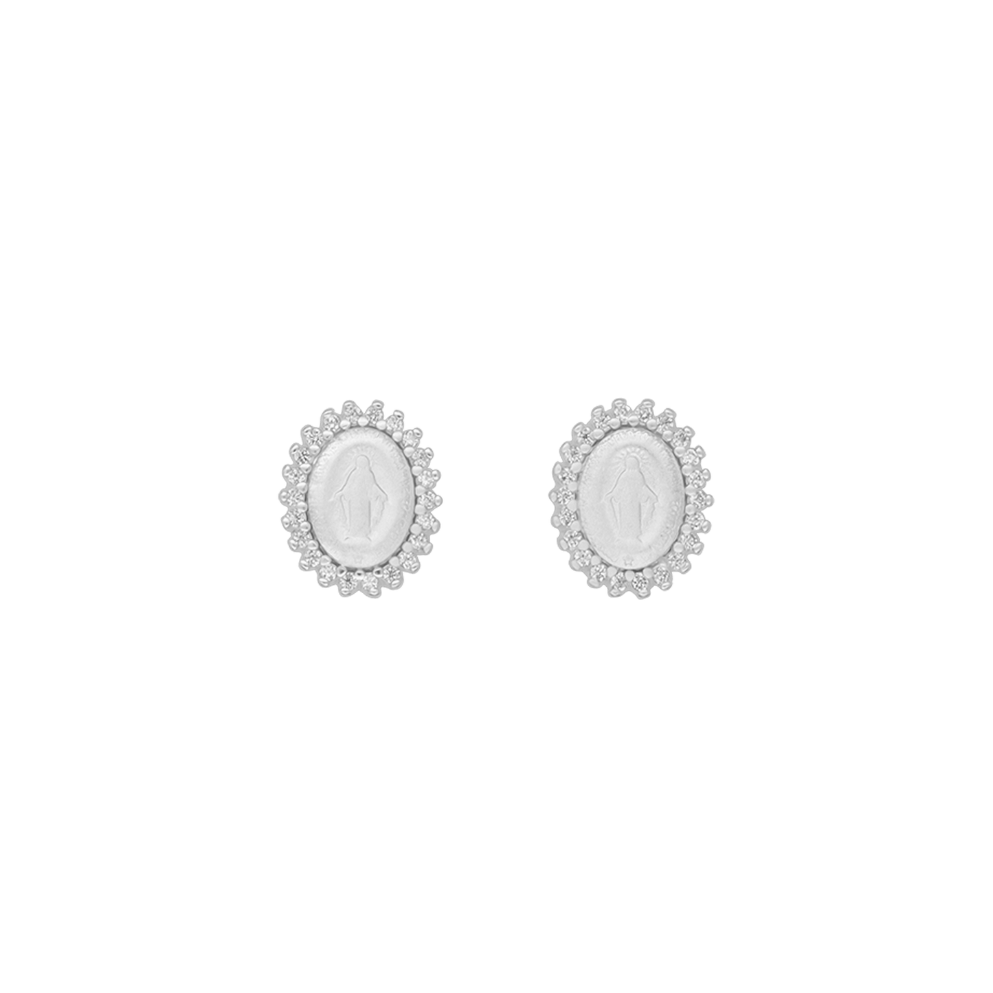 WUNDERTÄTIG MEDAILLE - OHRRINGE - SILBER