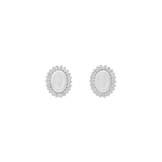 WUNDERTÄTIG MEDAILLE - OHRRINGE - SILBER