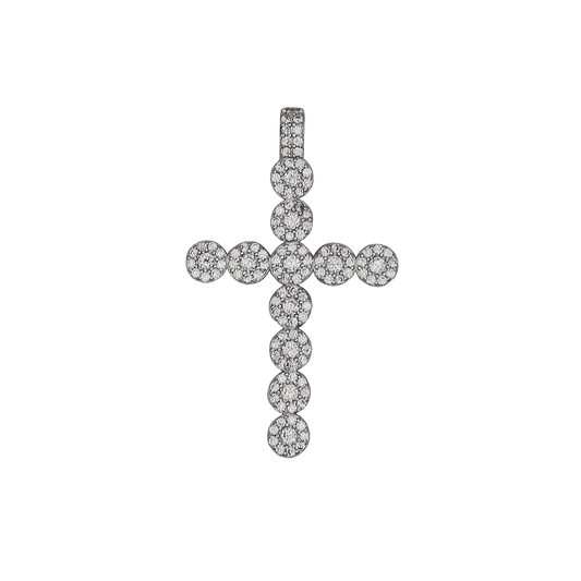 KREUZ ANHÄNGER - SILBER UND ZIRKONIA